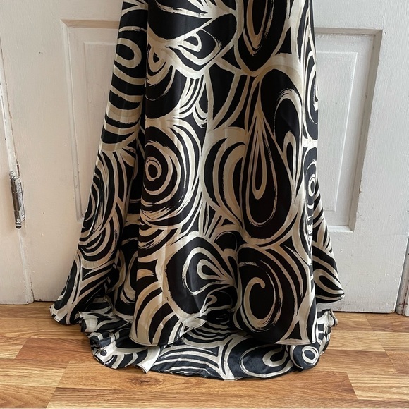 🥒 y2k Cache Satin Formal Open Back Sleeveless Halter Mermaid Prom Dress 4, XS/S - Picture 10 of 12